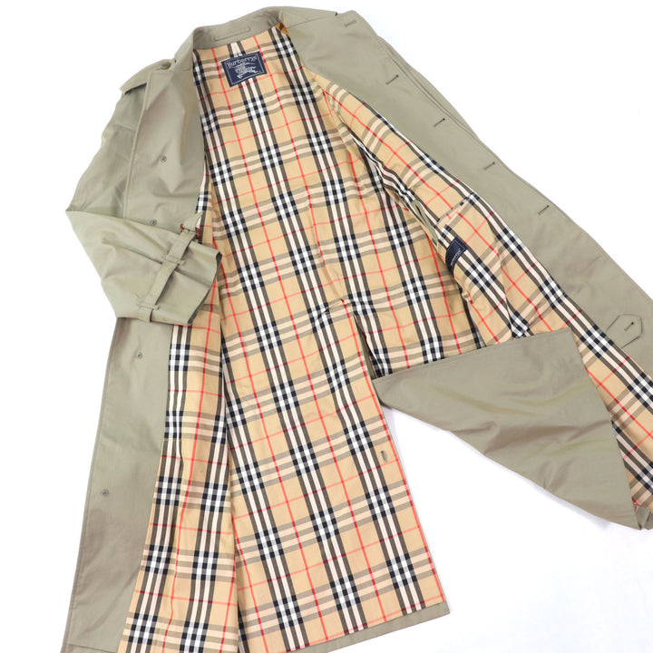 Great Burberrys trench coat Nova check pattern lining, belted mens WR075-902-75