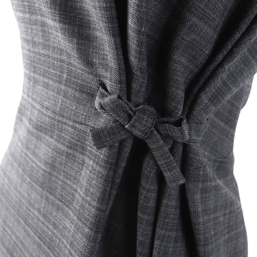 Excellent Christian Dior one piece Checked long dress with ribbon 38 341R30A1518