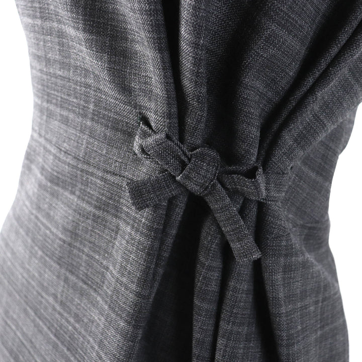 Excellent Christian Dior one piece Checked long dress with ribbon 38 341R30A1518