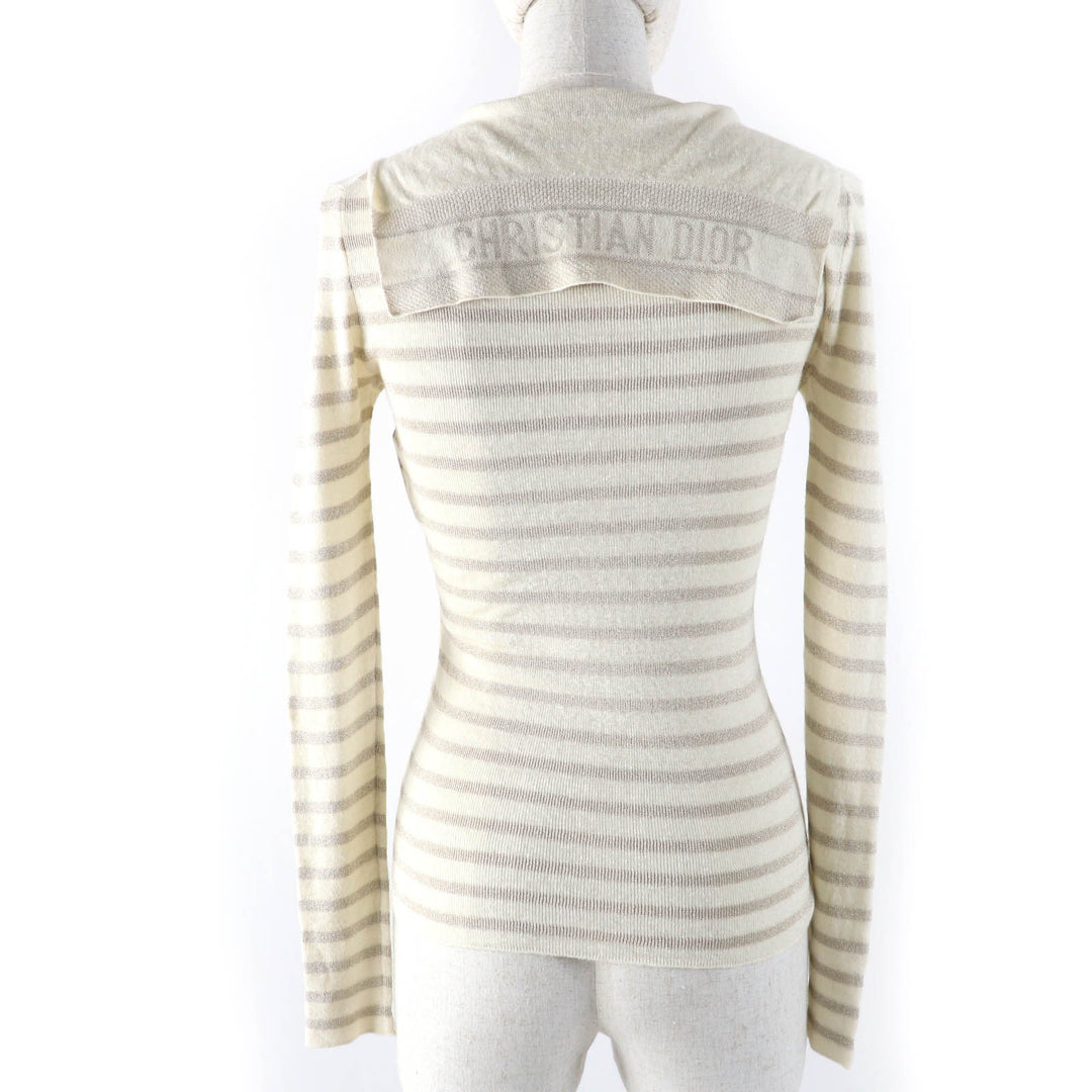 Great Christian Dior knit Linen, cashmere, silk blend,linen Women 38 214S27AM903