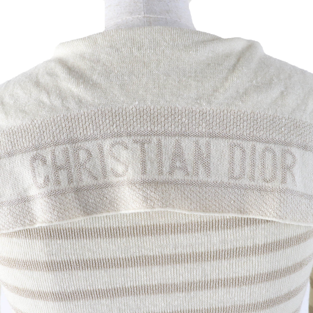 Great Christian Dior knit Linen, cashmere, silk blend,linen Women 38 214S27AM903
