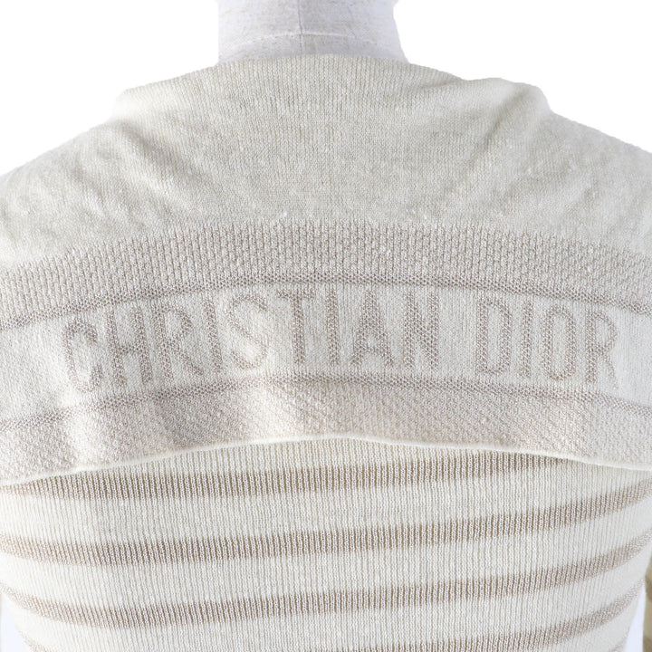 Great Christian Dior knit Linen, cashmere, silk blend,linen Women 38 214S27AM903