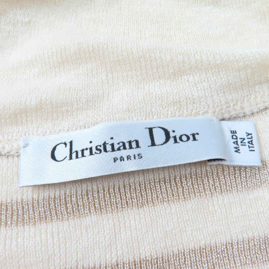 Great Christian Dior knit Linen, cashmere, silk blend,linen Women 38 214S27AM903