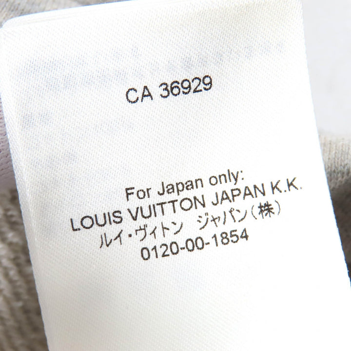 Excellent LOUIS VUITTON hoodie Travel Stamp CropHoodie pearl gray Women S 1AGDAG