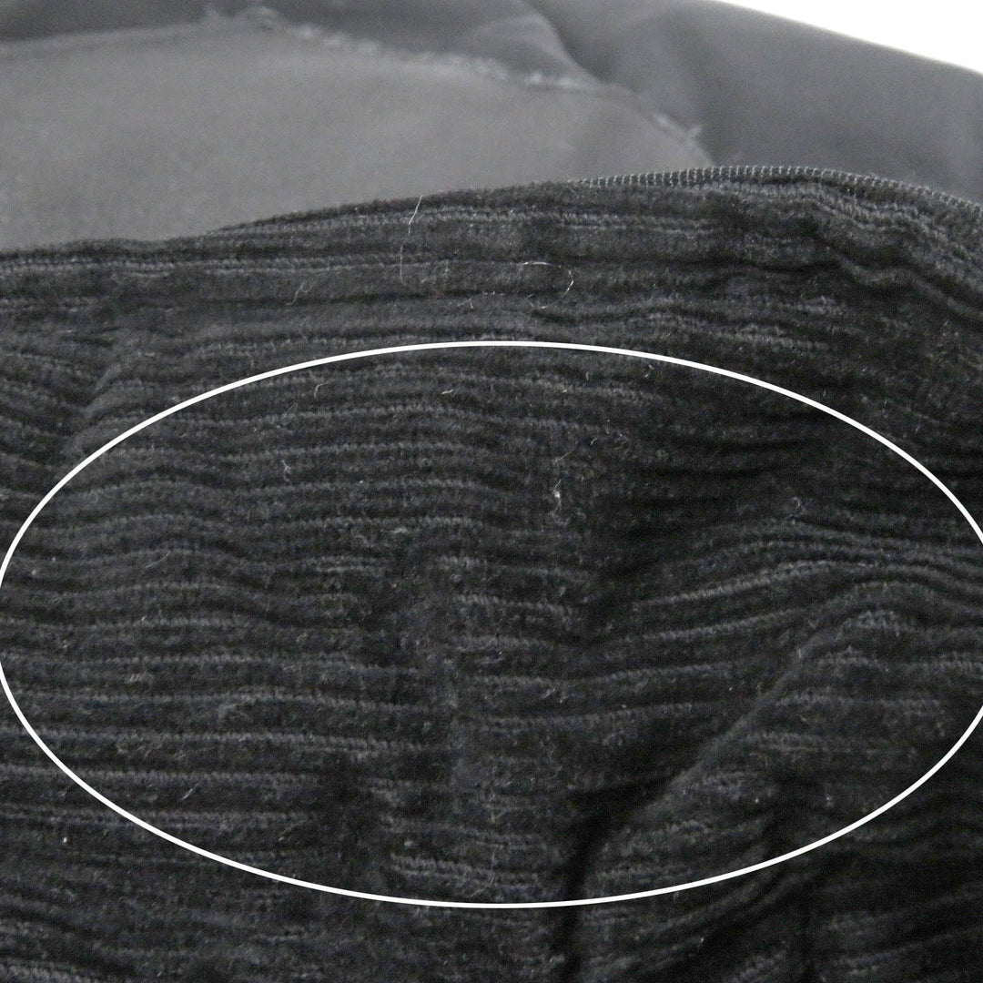 Great SUGAR CANE Down jacket Leather yoke, black cotton M SC12342