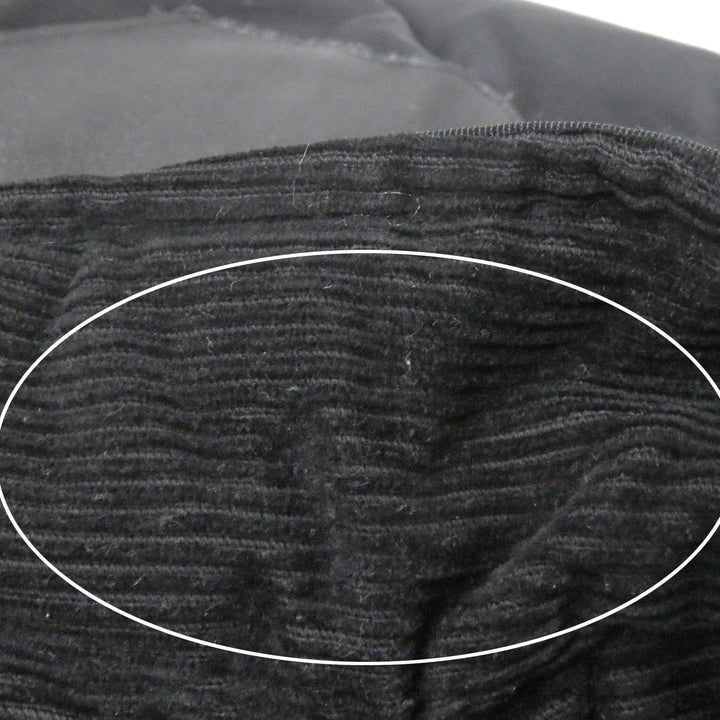 Great SUGAR CANE Down jacket Leather yoke, black cotton M SC12342
