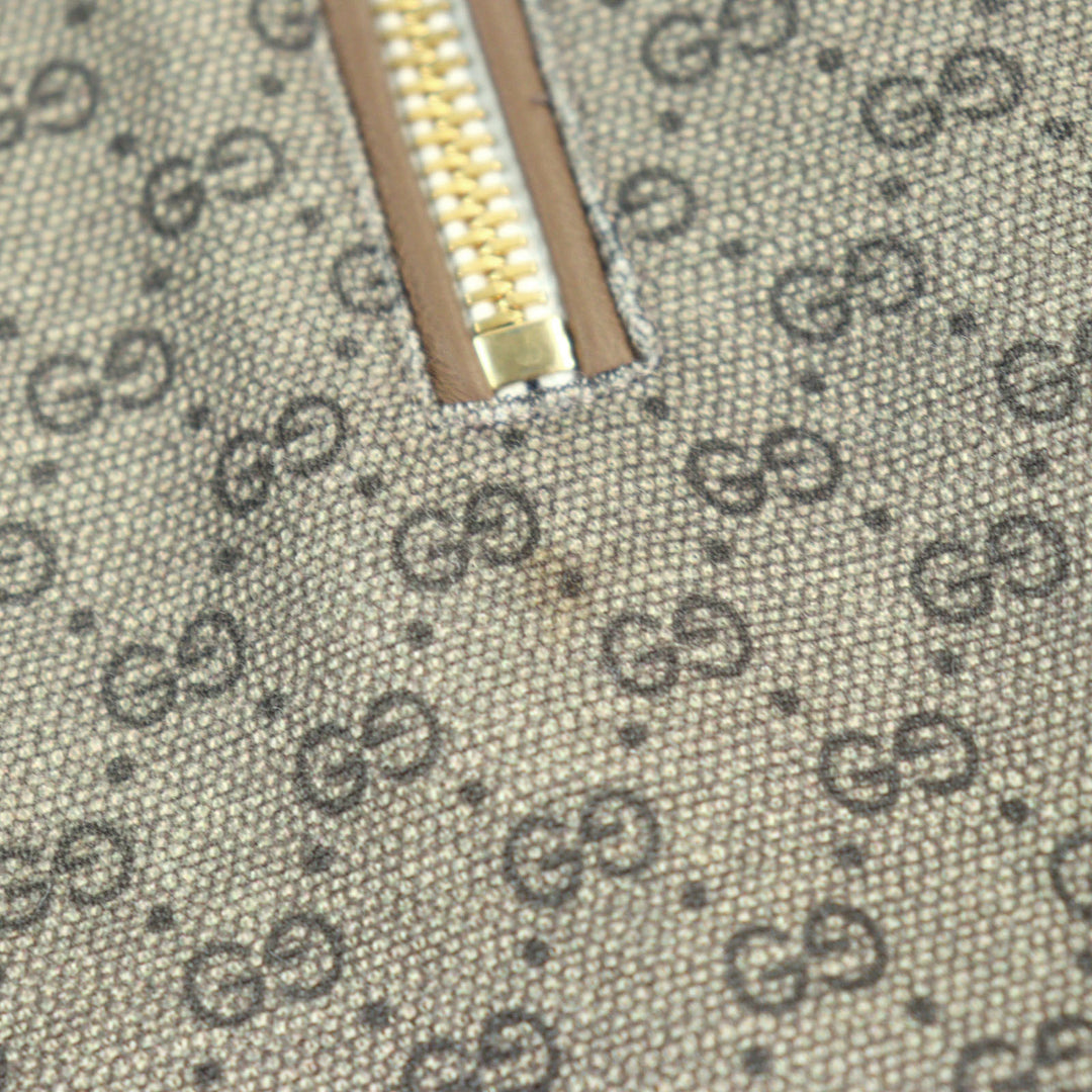 Excellent GUCCI hoodie Mini GG Jersey Sherry Line Interlocking G Half Zip men M