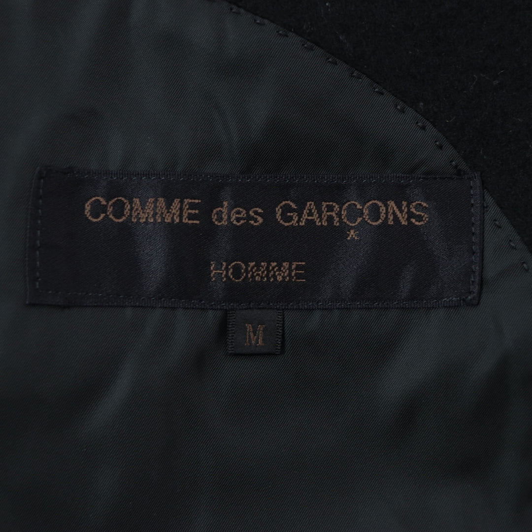 Great COMME des GARCONS HOMME tailored jacket 89AW Archive black cashmere mens M