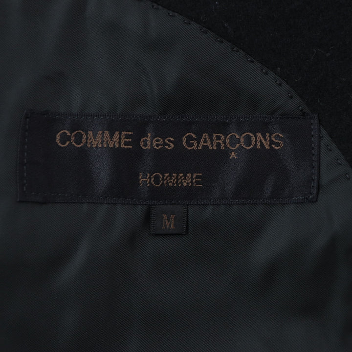 Great COMME des GARCONS HOMME tailored jacket 89AW Archive black cashmere mens M