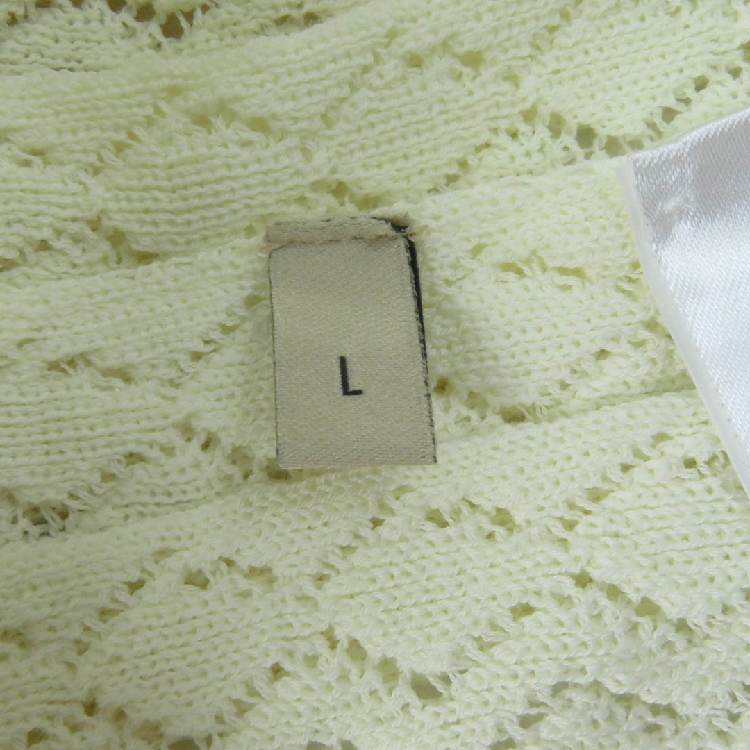 Excellent GUCCI×adidas Pleated skirt Ivory cotton Women L 702874