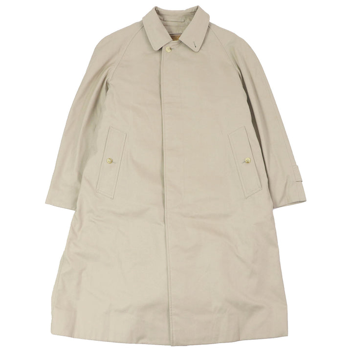 Burberrys coat Wool liner with Nova check pattern on the back beige cotton mens