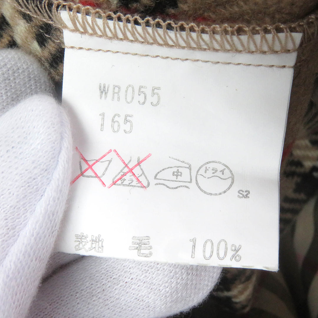 Very Good Burberrys coat Wool liner with Nova check pattern on the back beige