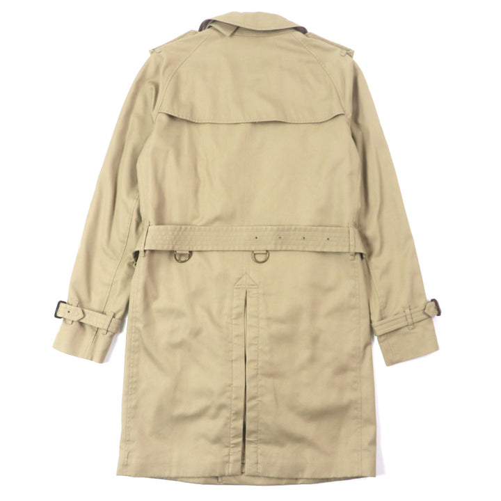 Great BURBERRY LONDON trench coat Check Pattern Lining polyester mens 46 3789914