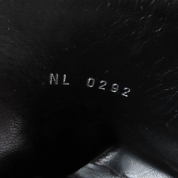 Excellent LOUIS VUITTON Ankle boots black leather Women 36