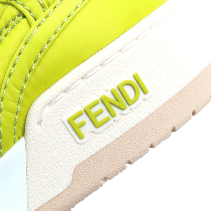 Pristine FENDI High cut sneakers Baguette pocket with FF logo Nylon Women 36