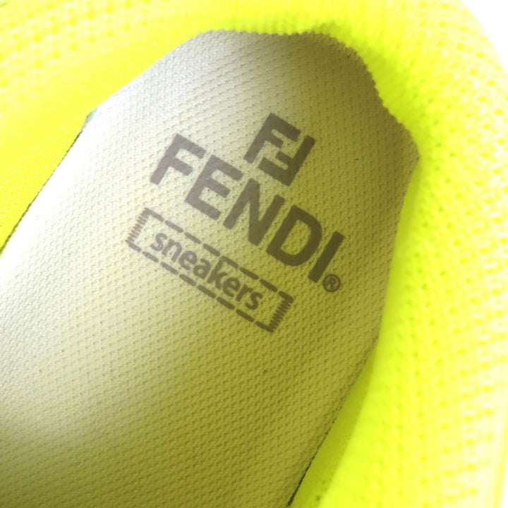 Pristine FENDI High cut sneakers Baguette pocket with FF logo Nylon Women 36