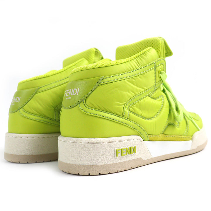Pristine FENDI High cut sneakers Baguette pocket with FF logo Nylon Women 36