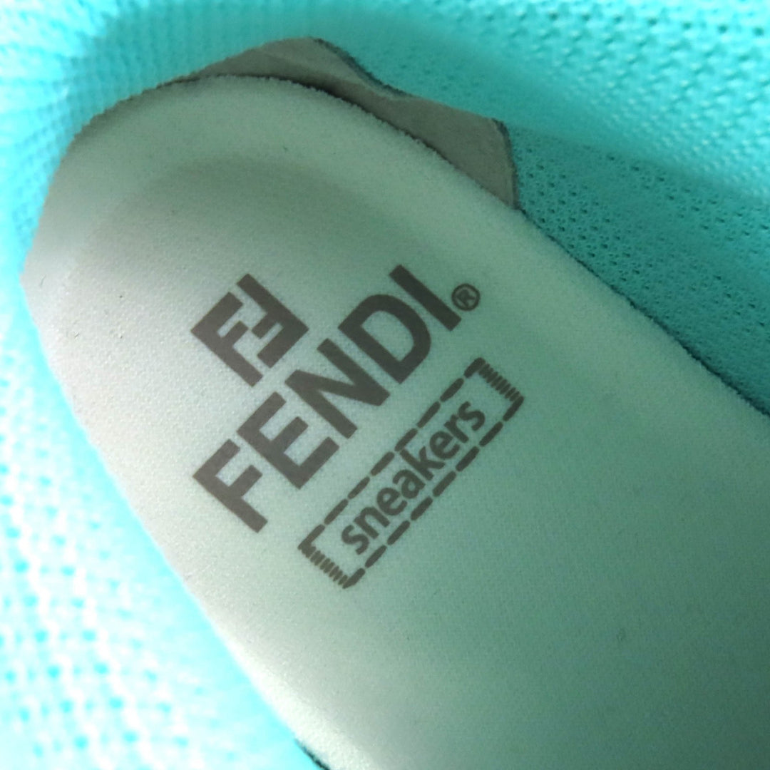 Pristine FENDI High cut sneakers Baguette pocket with FF logo Nylon Women 36