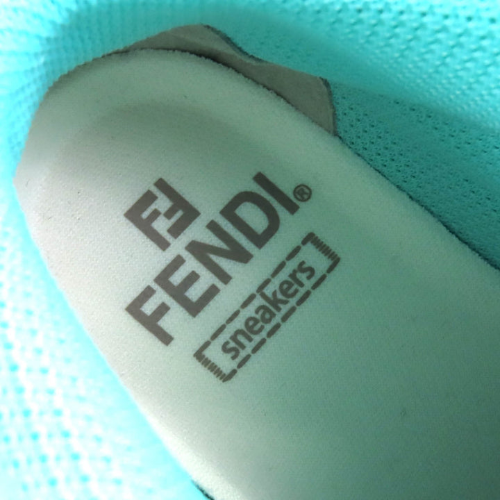Pristine FENDI High cut sneakers Baguette pocket with FF logo Nylon Women 36