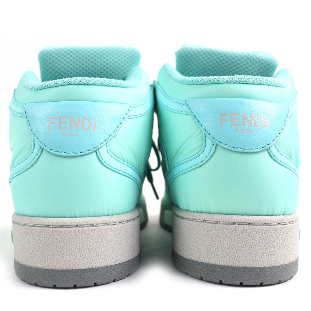 Pristine FENDI High cut sneakers Baguette pocket with FF logo Nylon Women 36