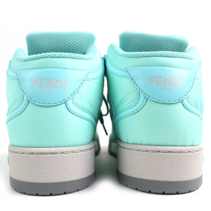 Pristine FENDI High cut sneakers Baguette pocket with FF logo Nylon Women 36