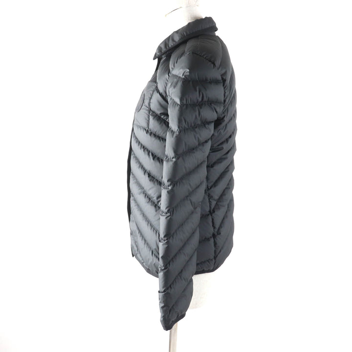 Pristine HERMES Down jacket Quilted overshirt black polyester Women 36 3H0185DA