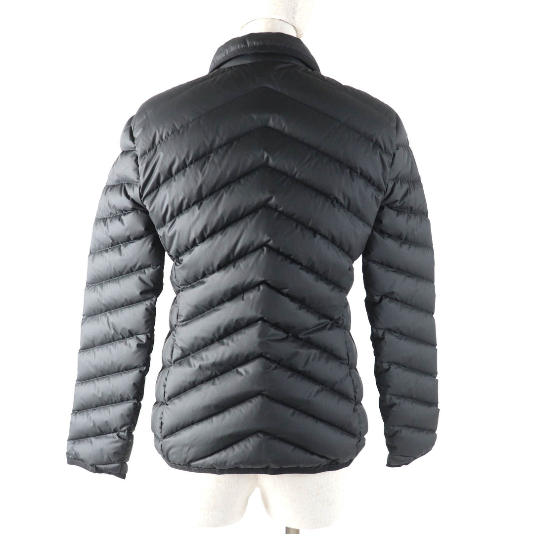 Pristine HERMES Down jacket Quilted overshirt black polyester Women 36 3H0185DA
