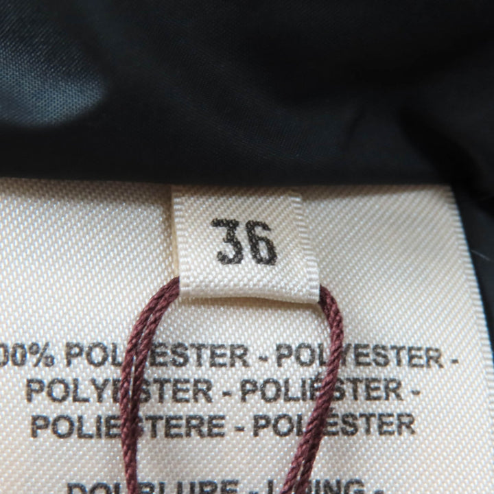 Pristine HERMES Down jacket Quilted overshirt black polyester Women 36 3H0185DA