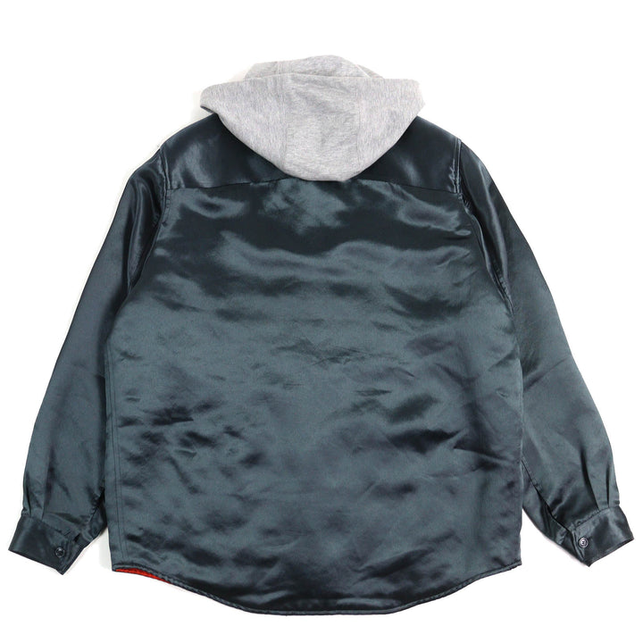 Great GUCCI Jacket WORLD WIDE hooded padded zip-up shirt 44 604112