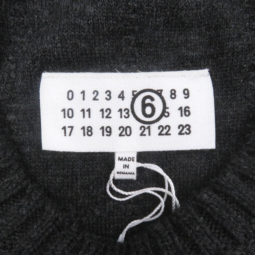 Pristine MM6 Maison Margiela sweater gray acrylic mens M SH0HL0011