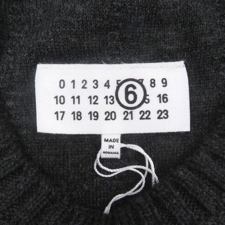 Pristine MM6 Maison Margiela sweater gray acrylic mens M SH0HL0011