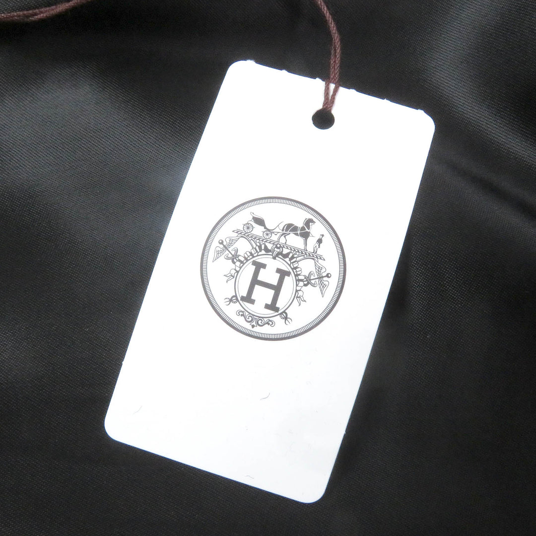 Excellent HERMES Chester coat Double breasted Dark gray cashmere mens 46