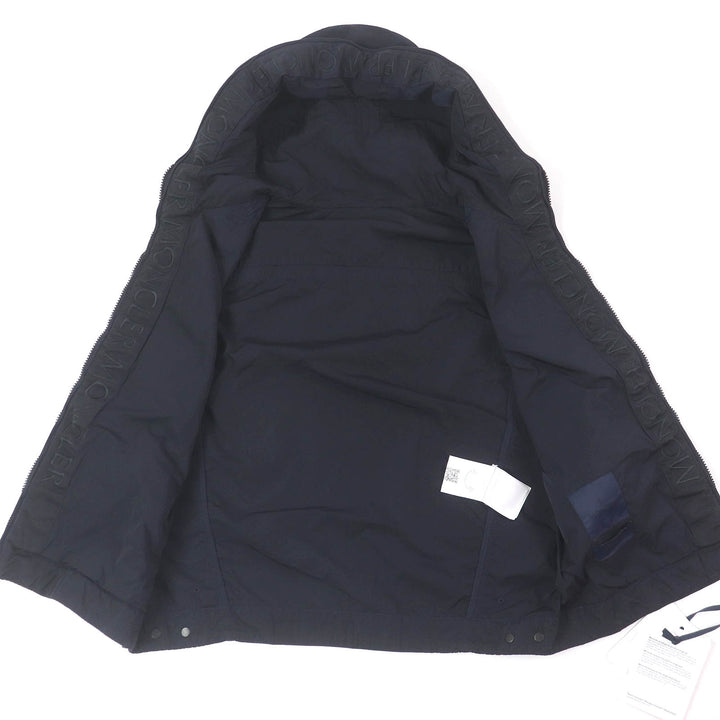 Pristine MONCLER Best TOUQUES GIUBBOTTO Logo embroidered WZIP nylon Navy Nylon