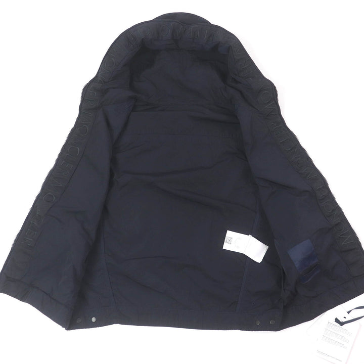 Pristine MONCLER Best TOUQUES GIUBBOTTO Logo embroidered WZIP nylon Navy Nylon