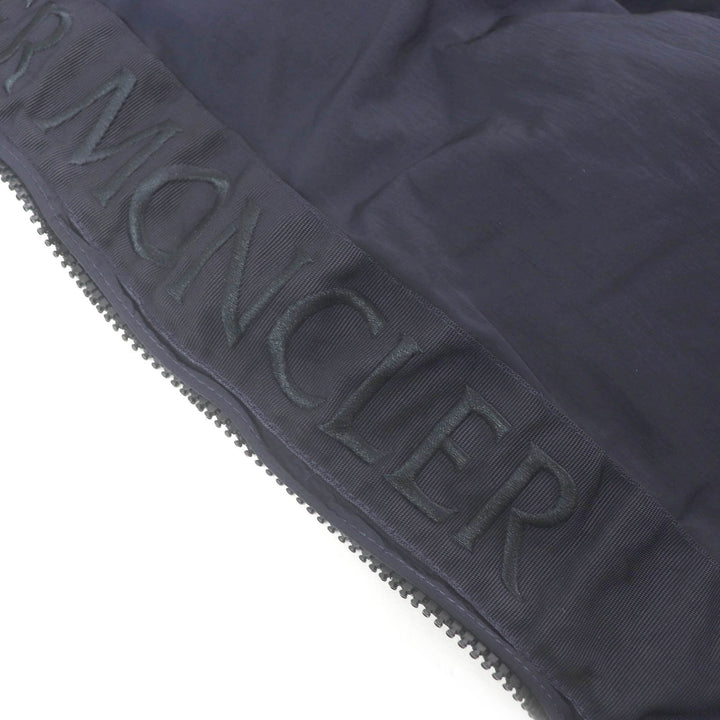 Pristine MONCLER Best TOUQUES GIUBBOTTO Logo embroidered WZIP nylon Navy Nylon