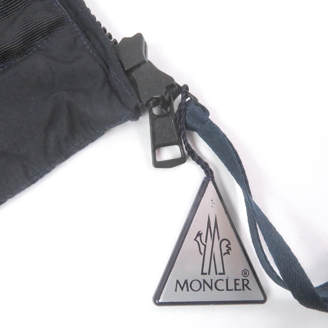 Pristine MONCLER Best TOUQUES GIUBBOTTO Logo embroidered WZIP nylon Navy Nylon