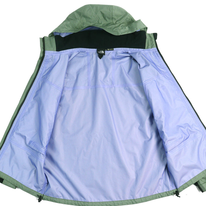 Excellent THE NORTH FACE Jacket Mountain Raintex GORE-TEX Agave green M NP12135