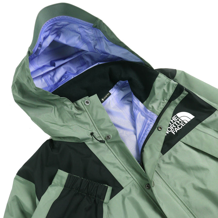 Excellent THE NORTH FACE Jacket Mountain Raintex GORE-TEX Agave green M NP12135
