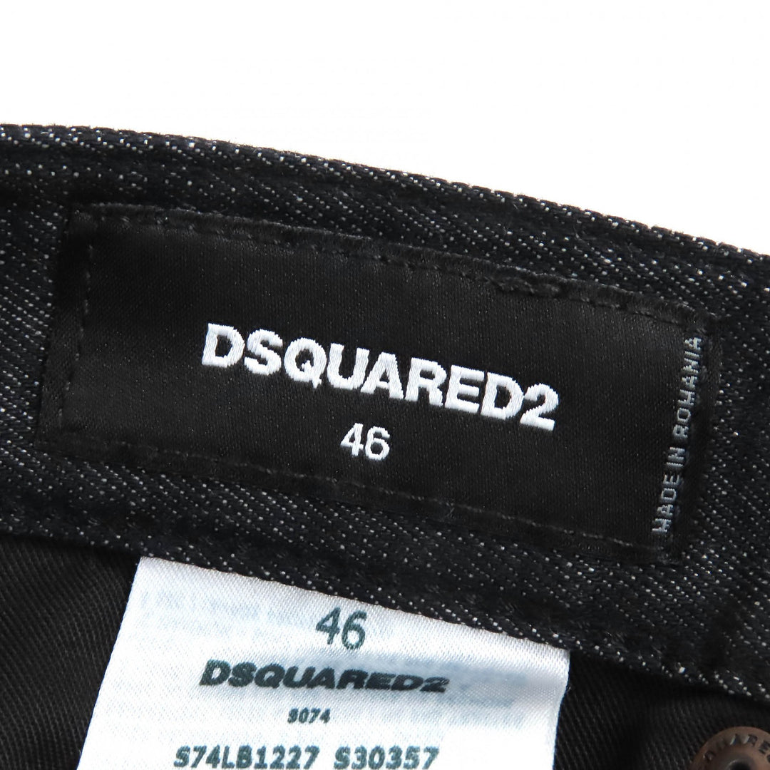 Great DSQUARED2 Denim pants COOL GUY JEANS Black series cotton mens 46 S74LB1227