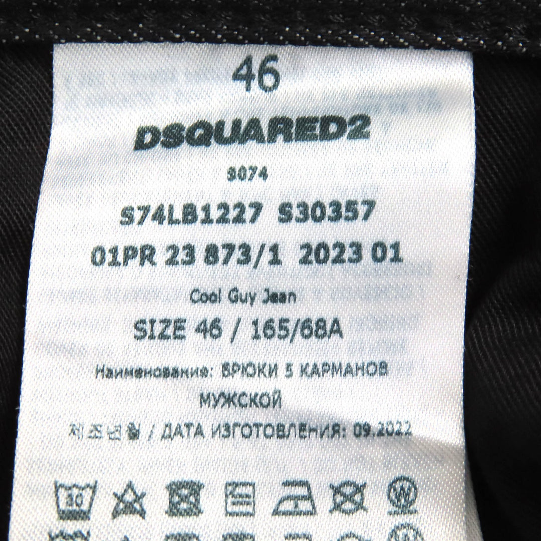Great DSQUARED2 Denim pants COOL GUY JEANS Black series 46 S74LB1227