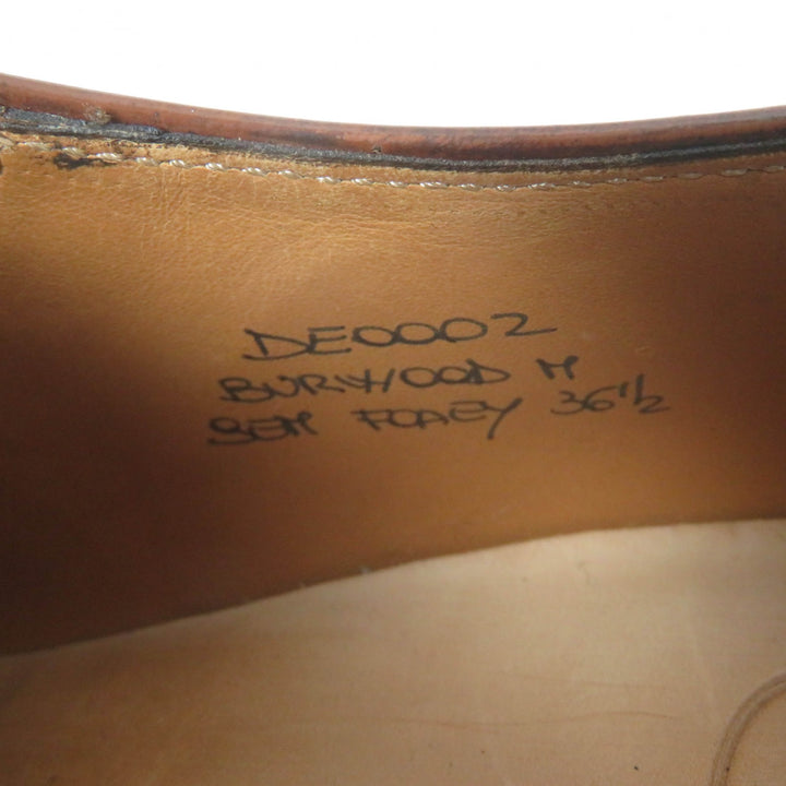 Great CHURCH'S Leather shoes Burwood Met Studs Wingtip Brown leather Women 36.5