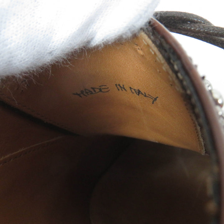 Great CHURCH'S Leather shoes Burwood Met Studs Wingtip Brown leather Women 36.5