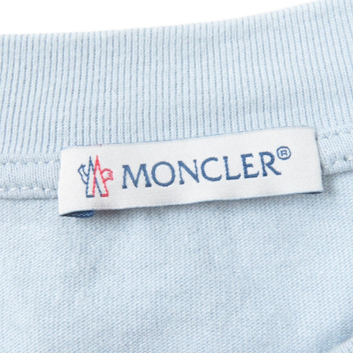 Great MONCLER GENIUS 2 Short sleeve T-shirt OLIVE OYL Light gray cotton Women M