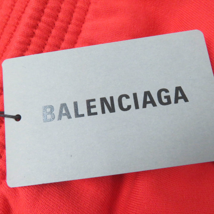 Pristine BALENCIAGA Pants campaign logo sweatshirt Red cotton Kids 8 508232