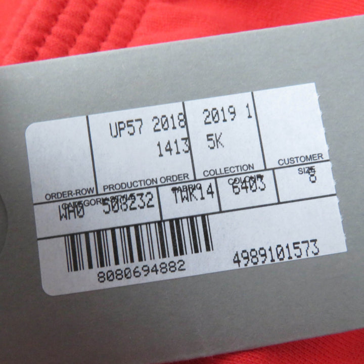 Pristine BALENCIAGA Pants campaign logo sweatshirt Red cotton Kids 8 508232