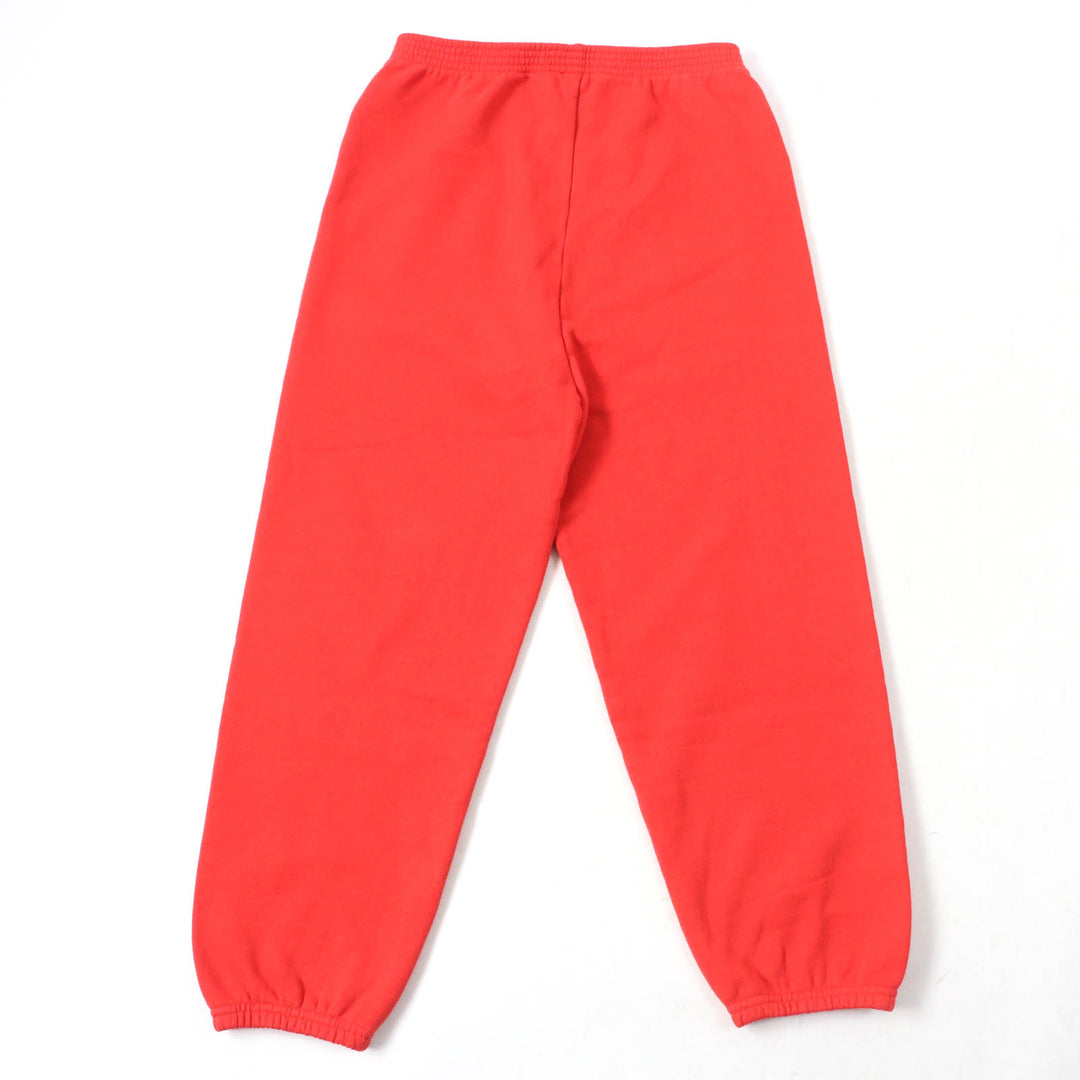 Pristine BALENCIAGA Pants campaign logo sweatshirt Red cotton Kids 8 508232