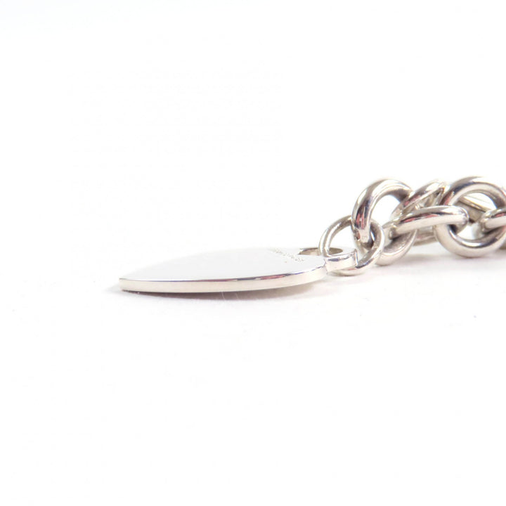 Great TIFFANY&Co. bracelet Heart tag Silver SV925 Women
