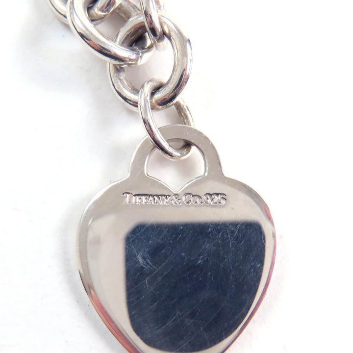 Great TIFFANY&Co. bracelet Heart tag Silver SV925 Women