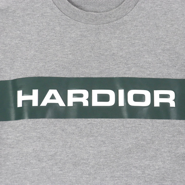 Great Dior HOMME sweat HARDIOR logo crew neck gray cotton mens XS 733J602I1664