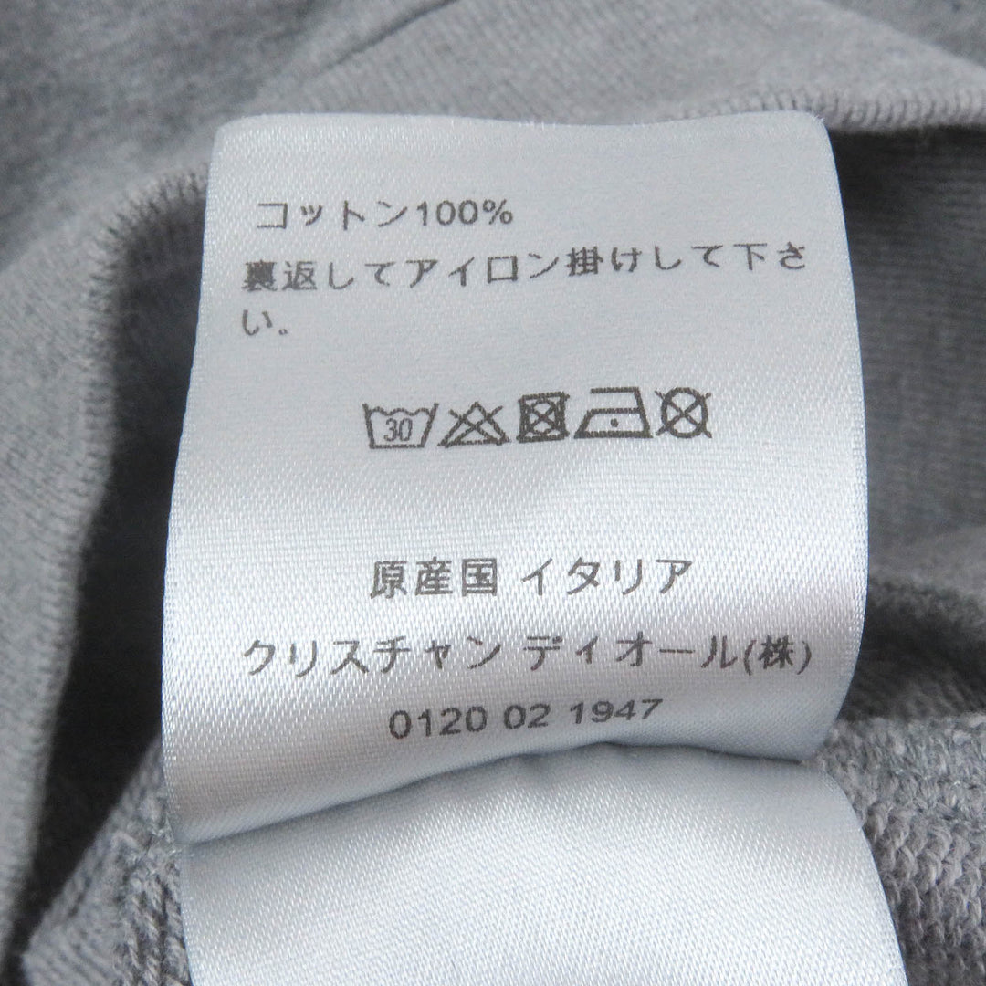 Great Dior HOMME sweat HARDIOR logo crew neck gray cotton mens XS 733J602I1664